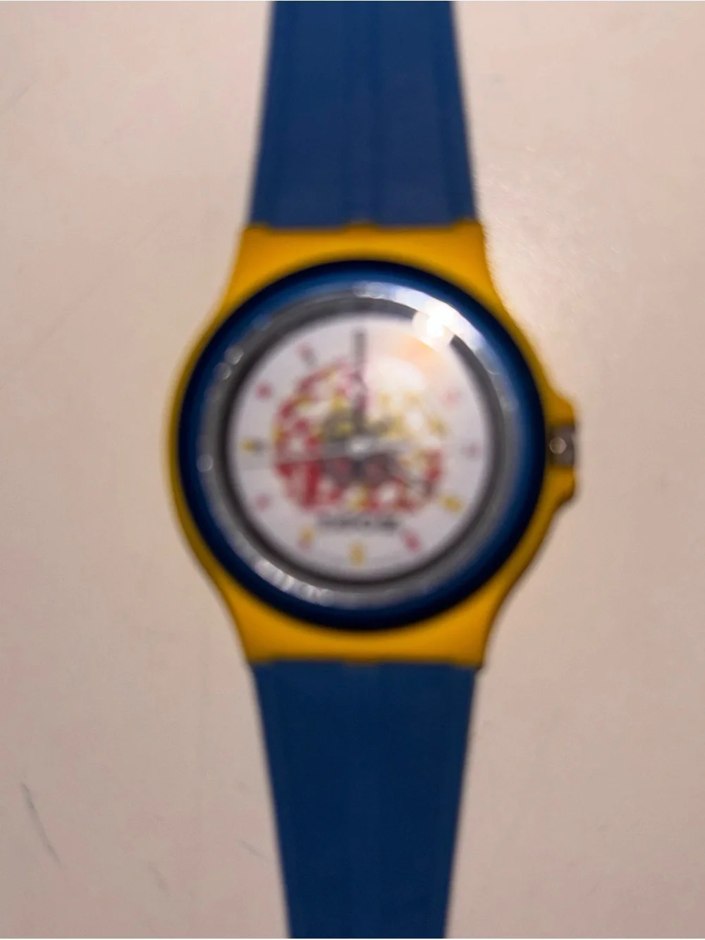 Vintage Expo 86 Swatch Mens Wrist Watch Vancouver Untested READ Needs New Bat
